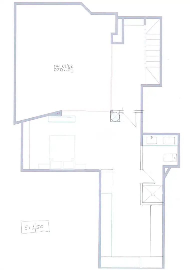 Dachboden zur Miete in La Moraleja mit Klimaanlage, Terrasse und Abstellraum