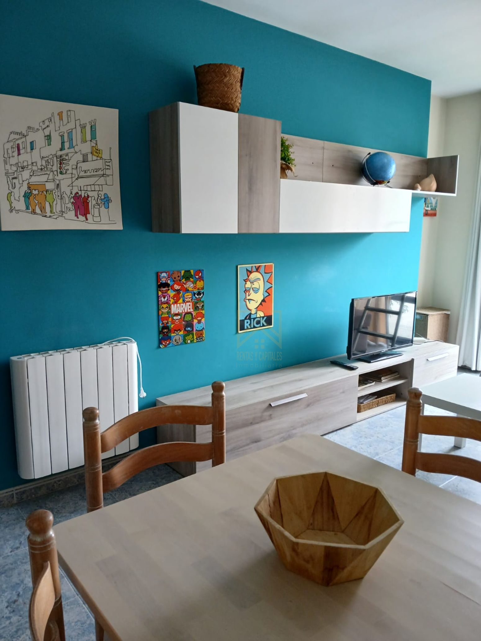 Sala de estar de Piso de alquiler en Piélagos con Calefacción, Jardín privado y Terraza