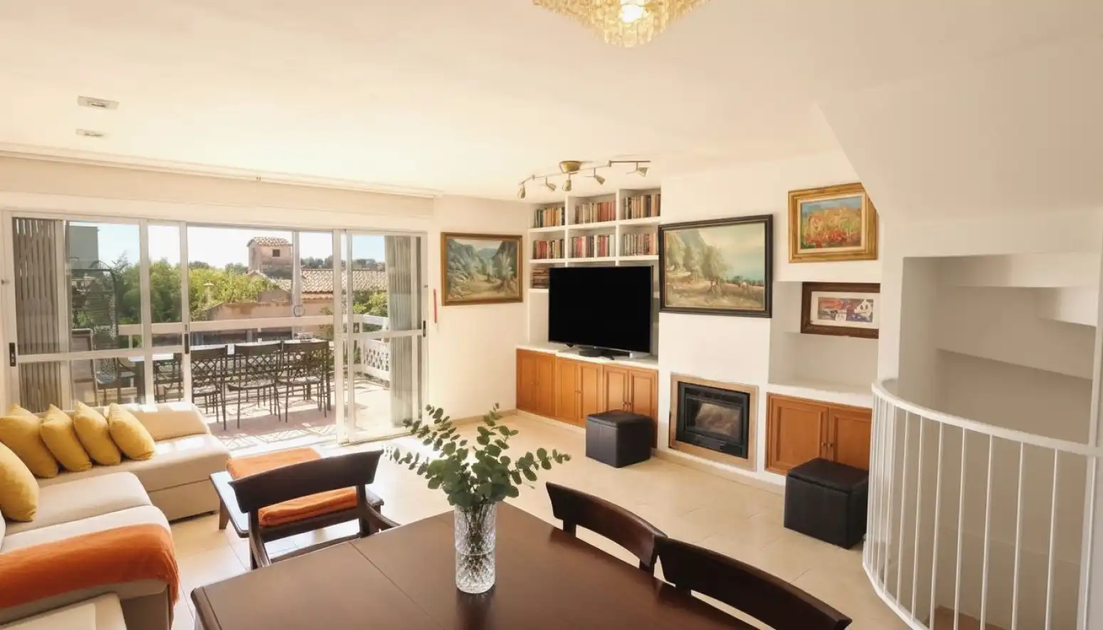 Sala de estar de Casa o chalet en venta en  Palma de Mallorca con Aire acondicionado, Calefacción y Terraza