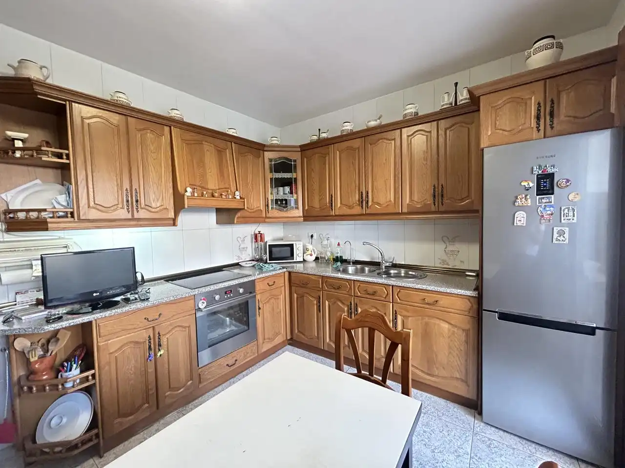 Cocina de Casa adosada en venta en Cintruénigo con Calefacción, Jardín privado y Terraza