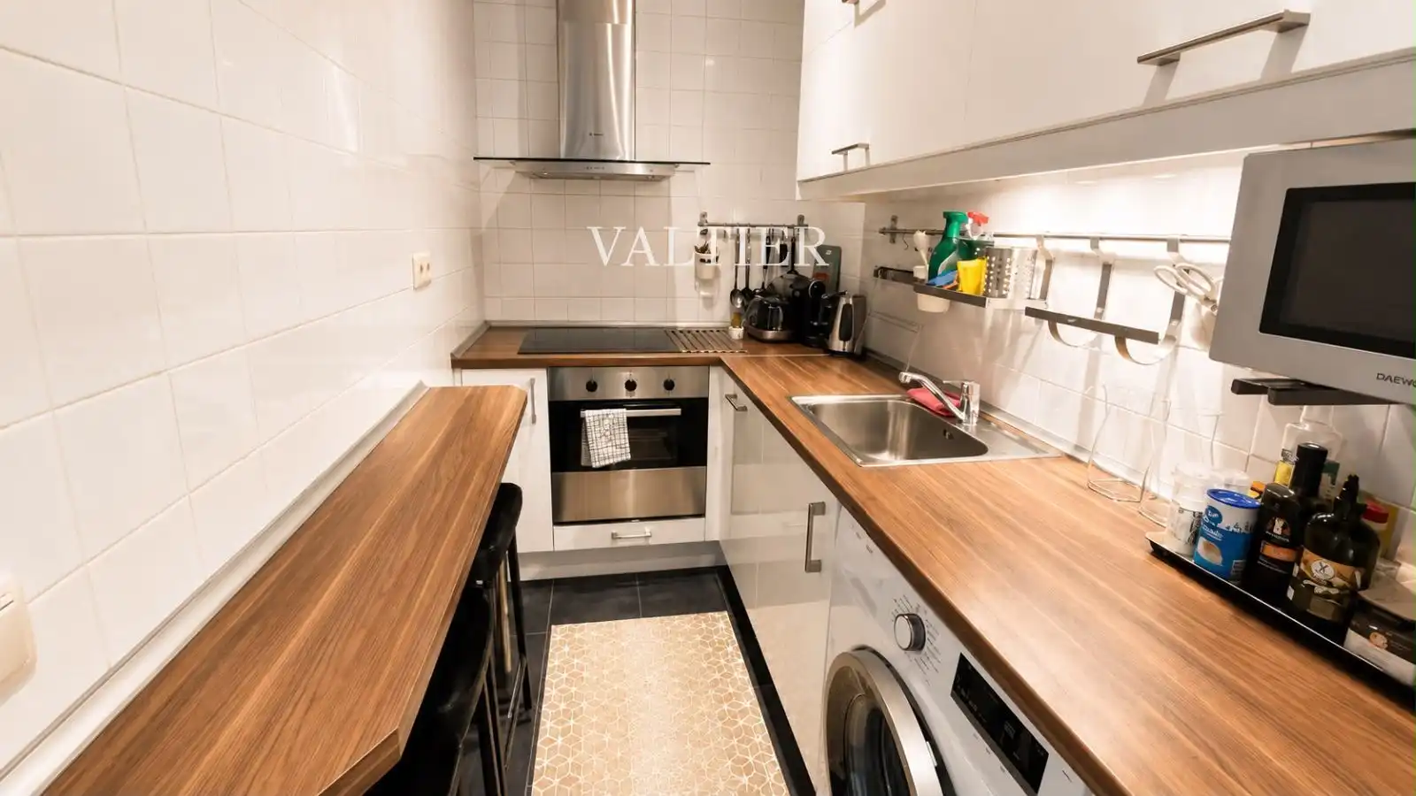 Küche von Wohnung zur Miete in Madrid mit Klimaanlage, Heizung und Terrasse