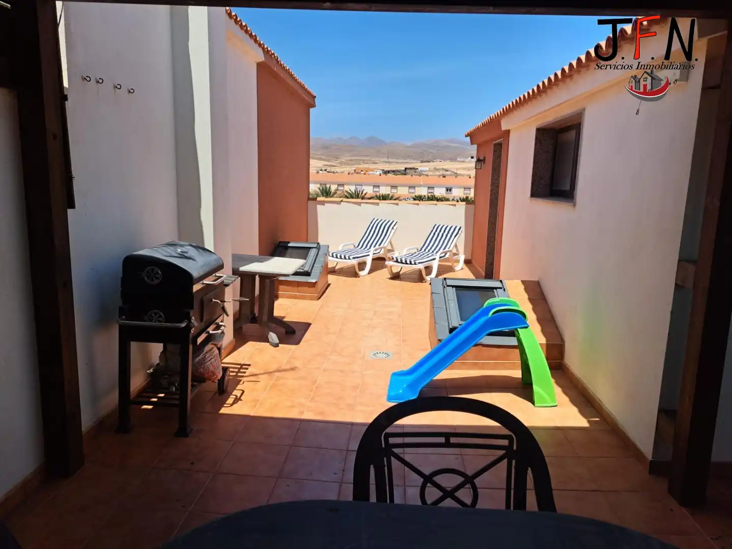 Terraza de Casa adosada en venta en Puerto del Rosario con Terraza, Trastero y Amueblado