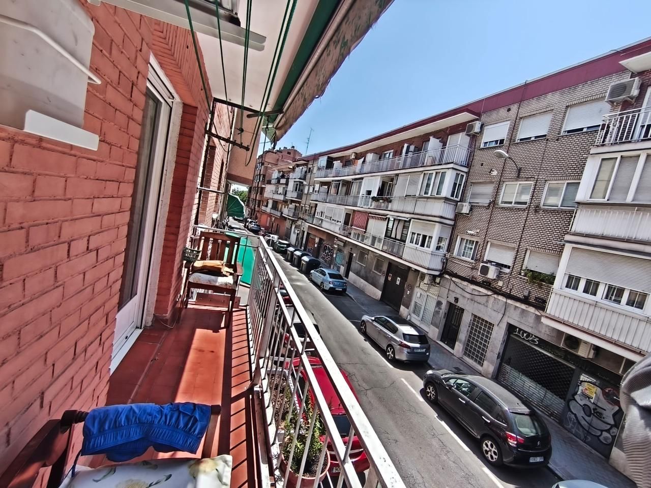 Exterior view of Flat for sale in  Madrid Capital  with Air Conditioner and Terrace