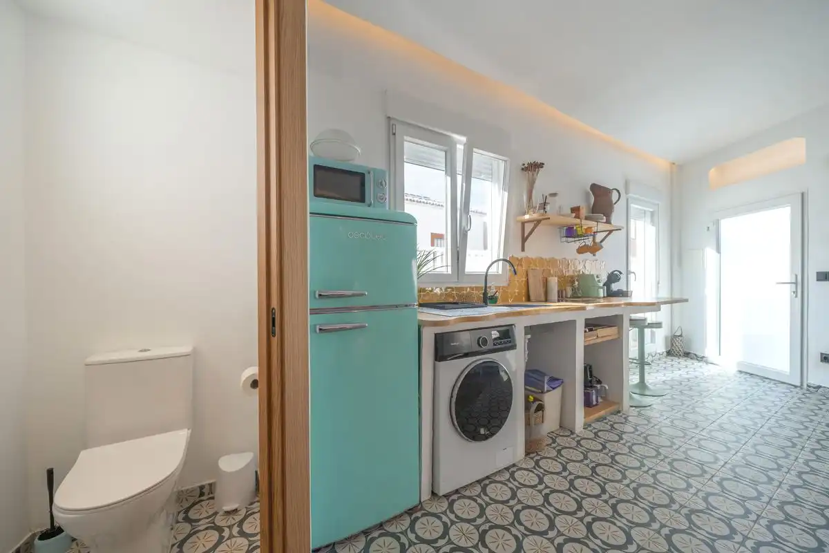 Kitchen of Houses for sale in Oliva  with Air Conditioner, Heating and Private garden