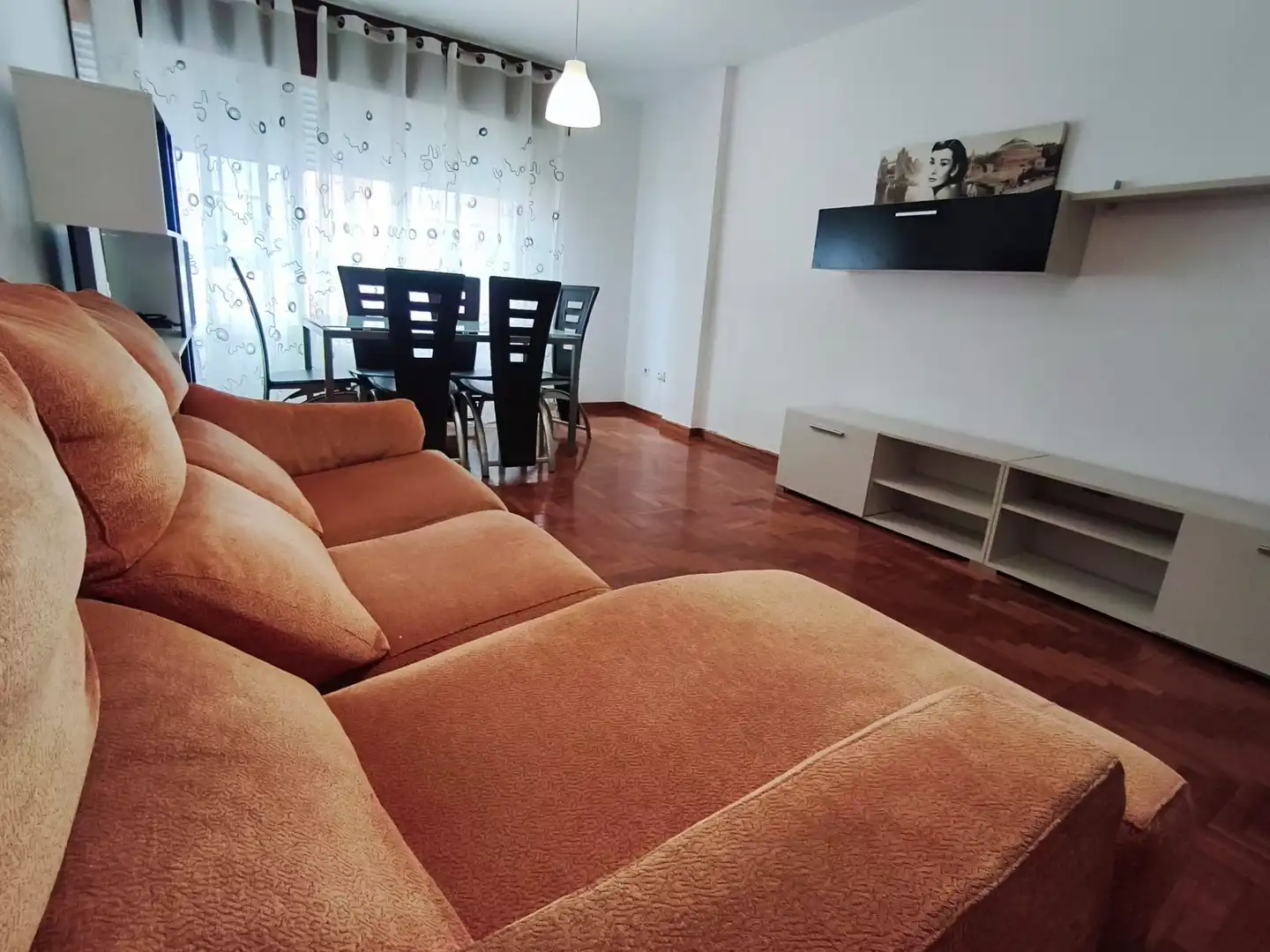 Living room of Flat for sale in Laguna de Duero  with Heating, Parquet flooring and Storage room