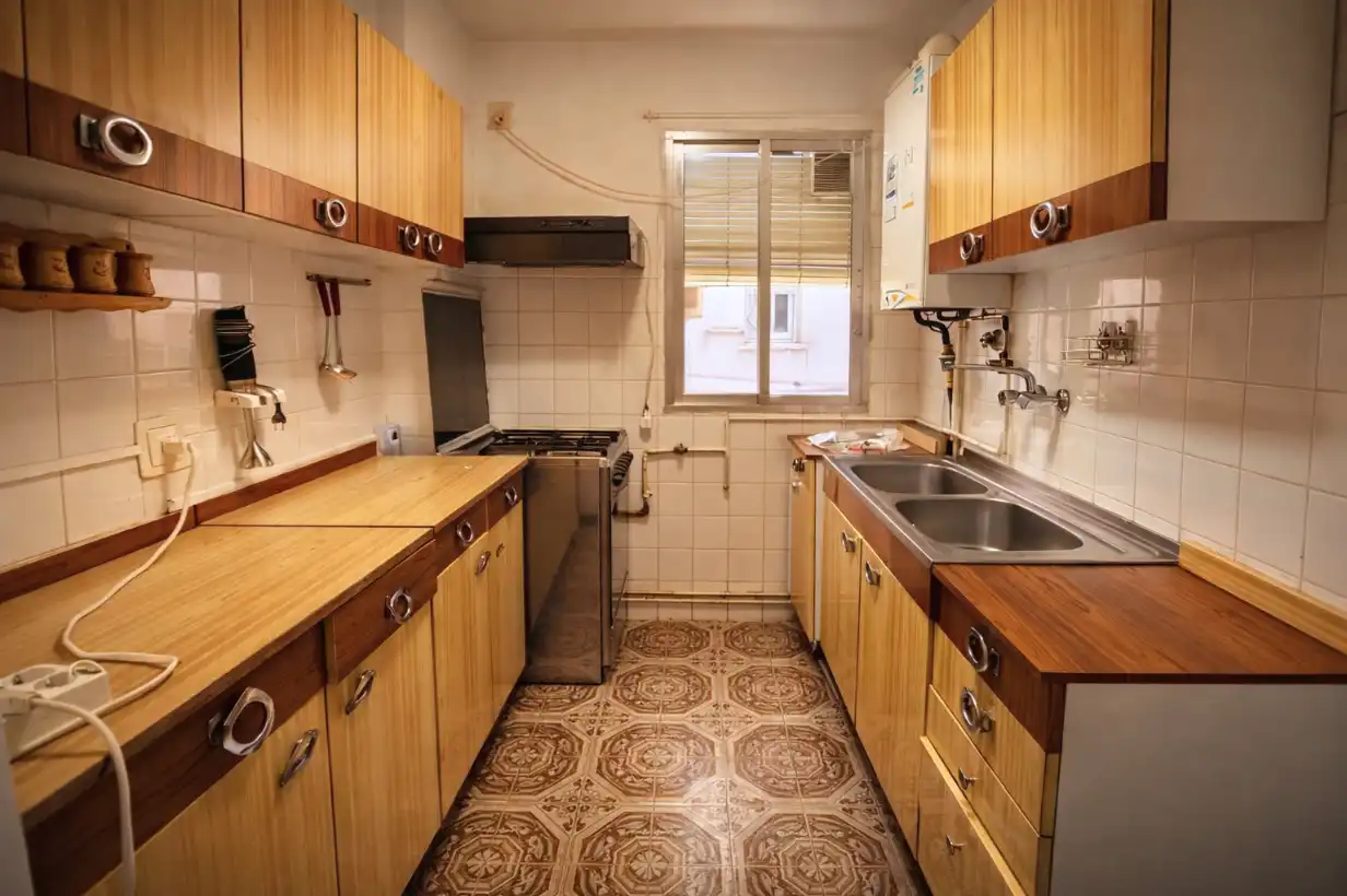 Kitchen of Flat for sale in Madrid  with Terrace and Balcony