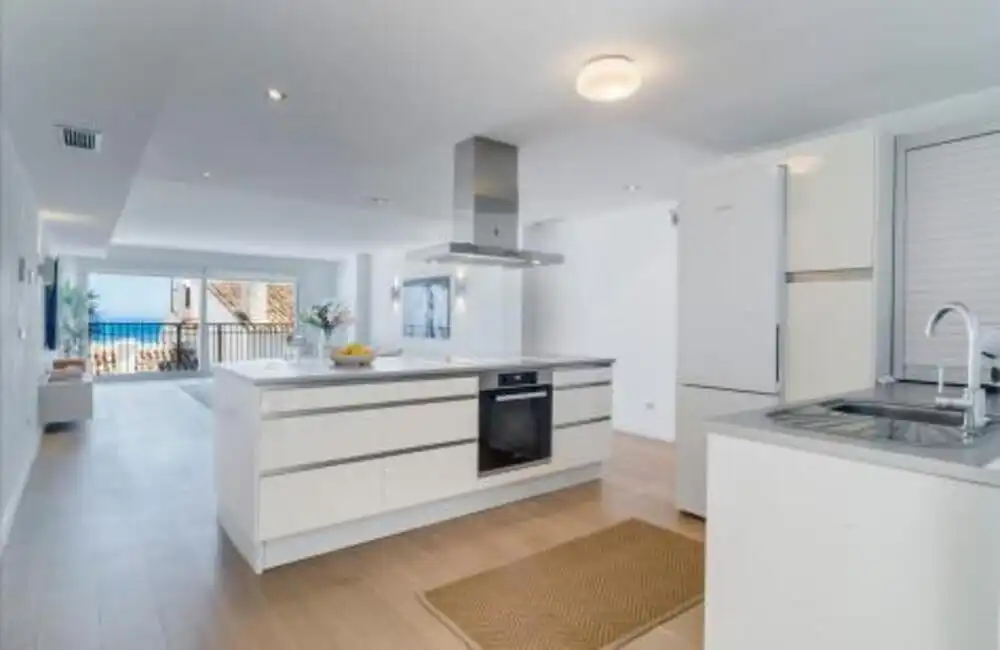 Cocina de Apartamento de alquiler en Marbella con Aire acondicionado, Amueblado y Balcón