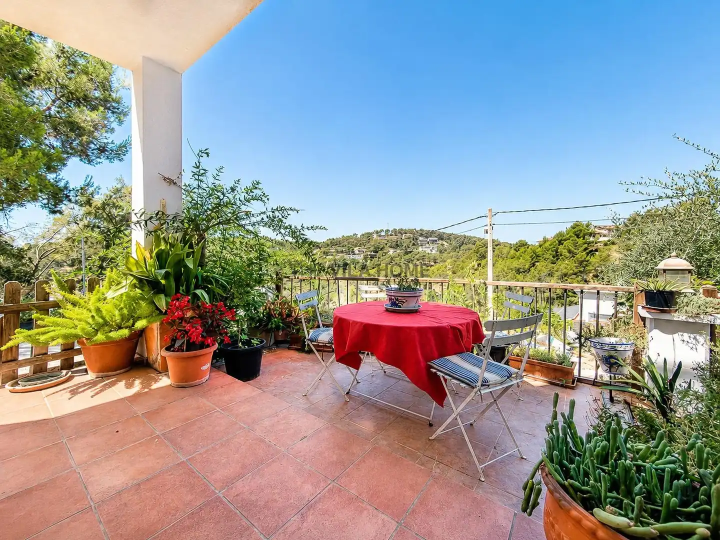 Terrassa de Casa o xalet en venda en Olivella amb Calefacció, Jardí privat i Terrassa