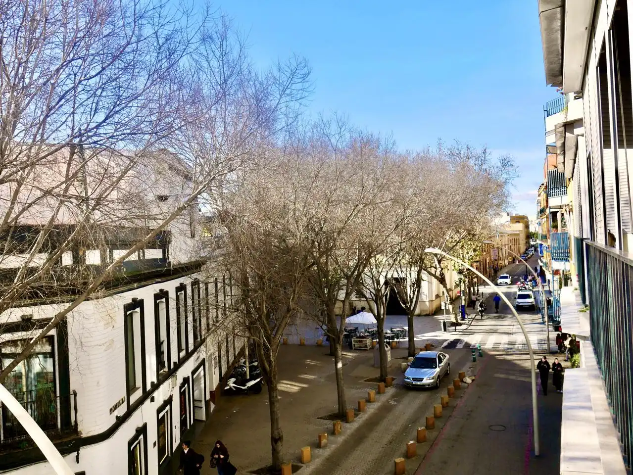 Exterior view of Flat for sale in Sevilla  with Air Conditioner, Terrace and Furnished
