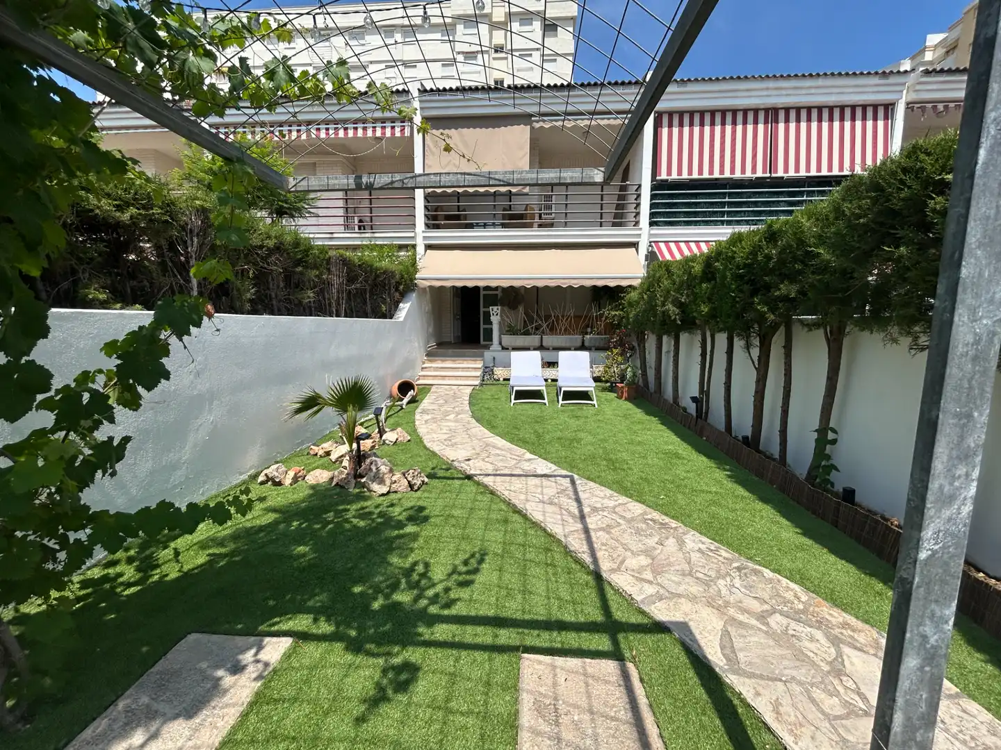Terrace of Detached homes for sale in Gandia  with Air Conditioner, Private garden and Terrace