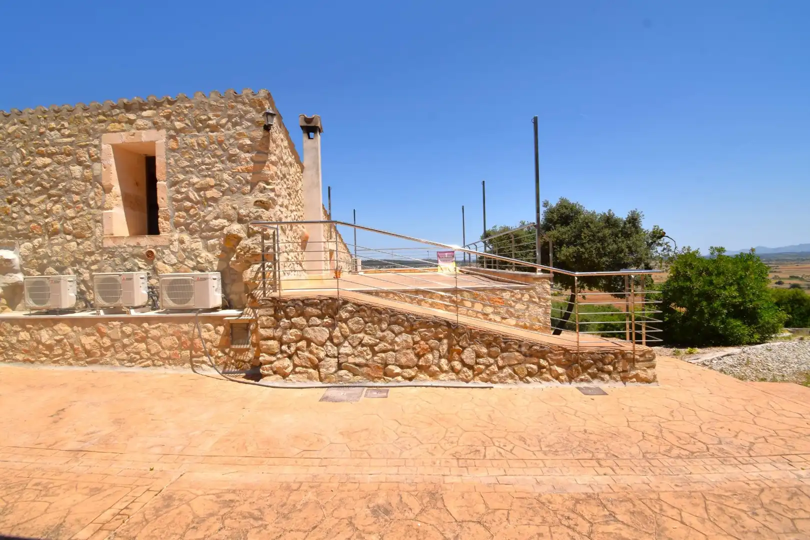 Exterior view of Country homes for rent in Sineu  with Air Conditioner, Private garden and Terrace
