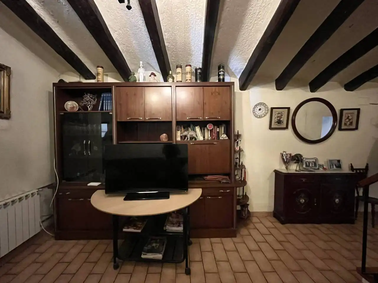 Living room of Houses for sale in Sant Martí Sarroca  with Air Conditioner, Heating and Private garden