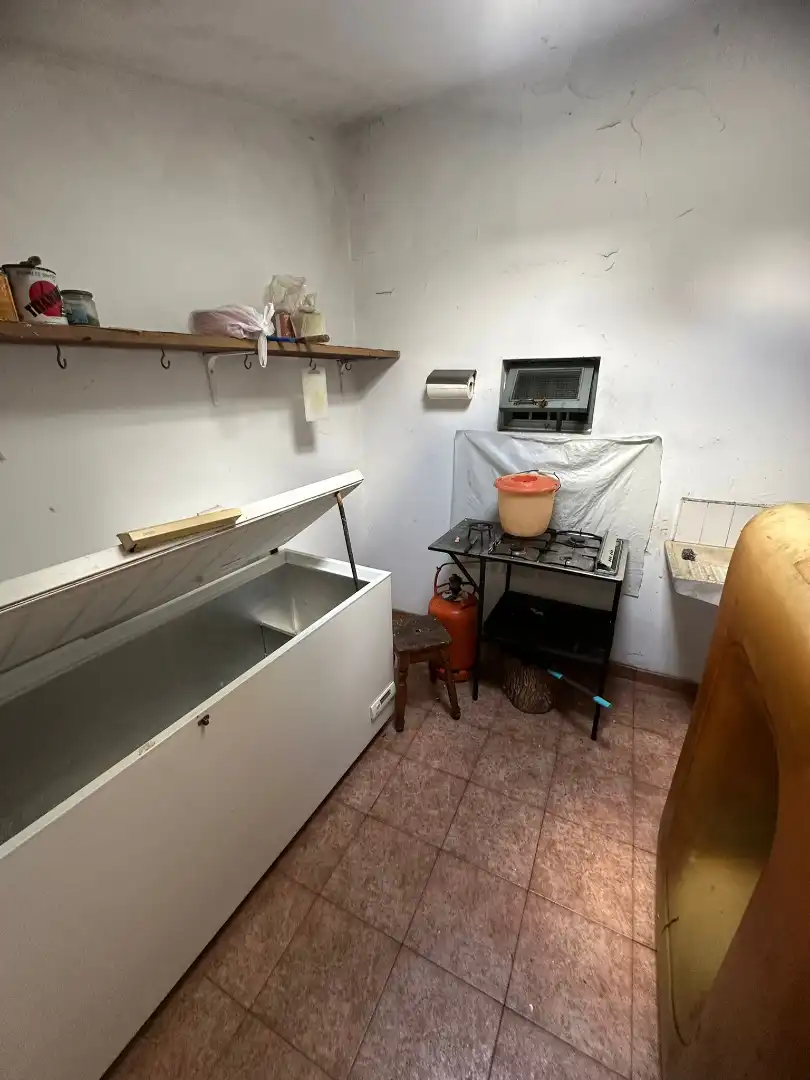 Cocina de Casa adosada en venta en San Martín del Rey Aurelio con Calefacción, Jardín privado y Terraza