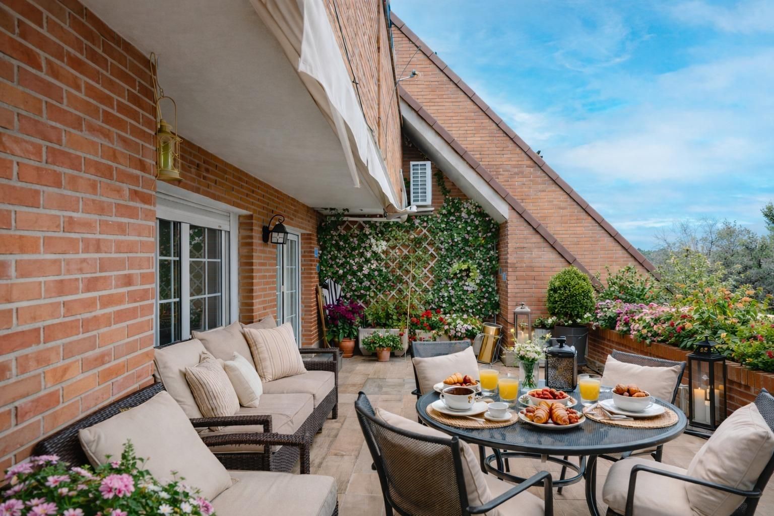 Terraza de Ático en venta en Las Rozas de Madrid con Aire acondicionado, Calefacción y Parquet