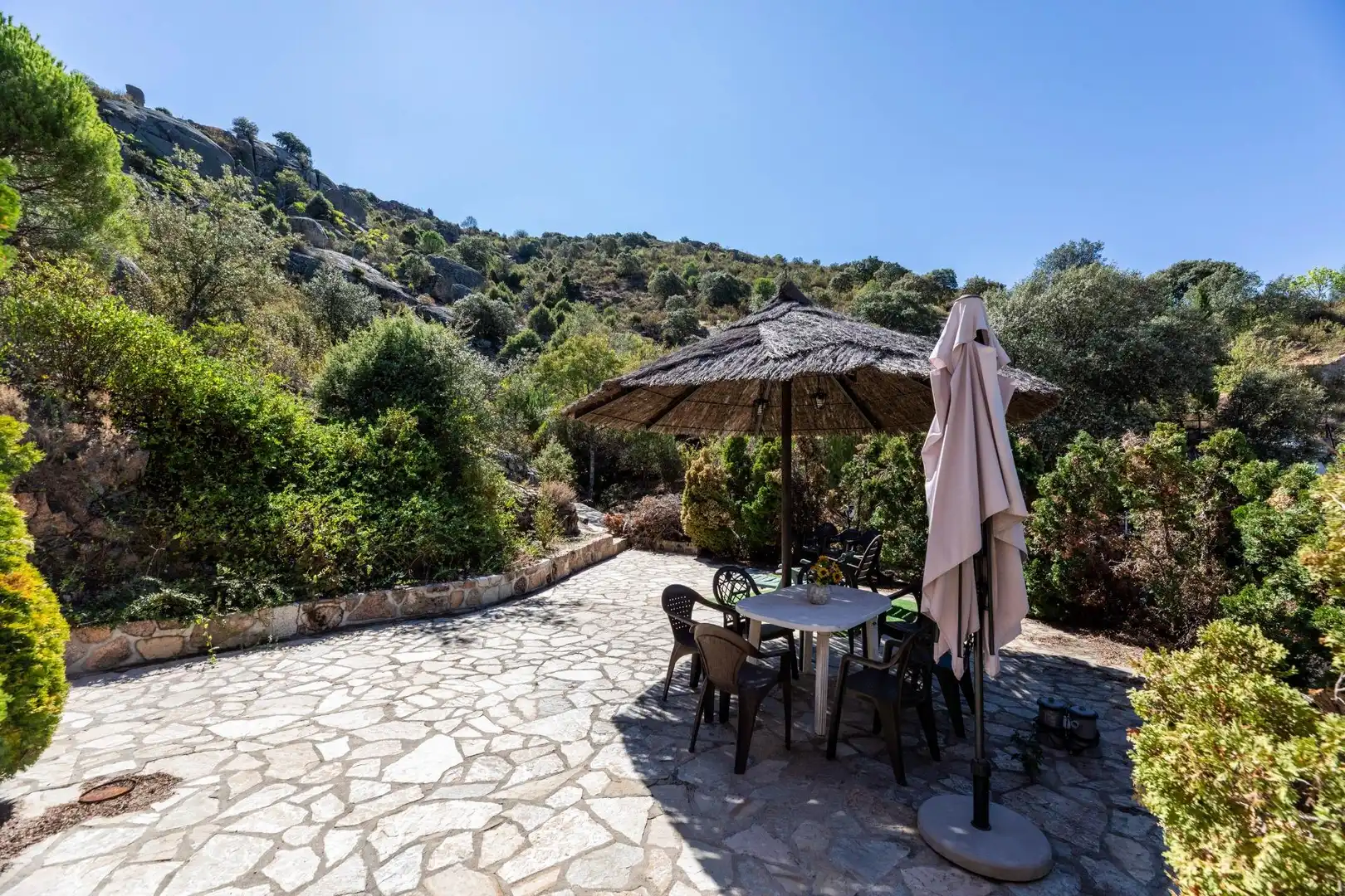 Terrassa de Casa o xalet en venda en Collado Villalba amb Calefacció, Jardí privat i Piscina comunitària
