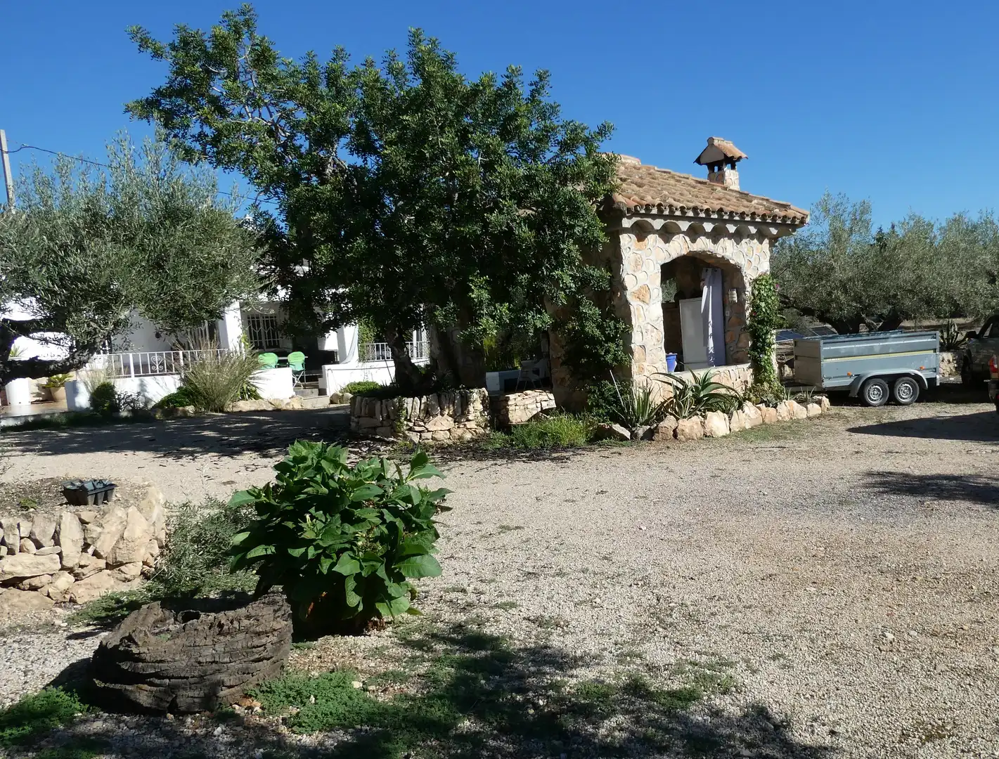 Jardí de Finca rústica en venda en L'Ampolla amb Aire condicionat, Jardí privat i Piscina