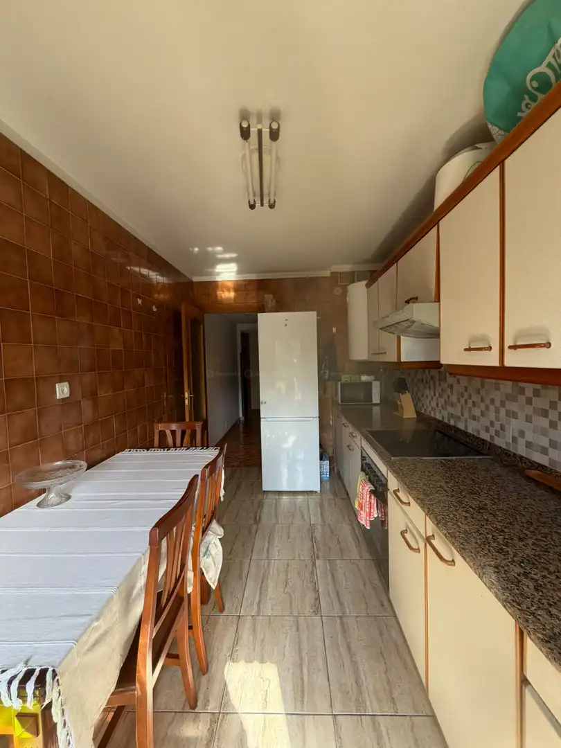 Kitchen of Flat for sale in Gijón   with Heating and Parquet flooring