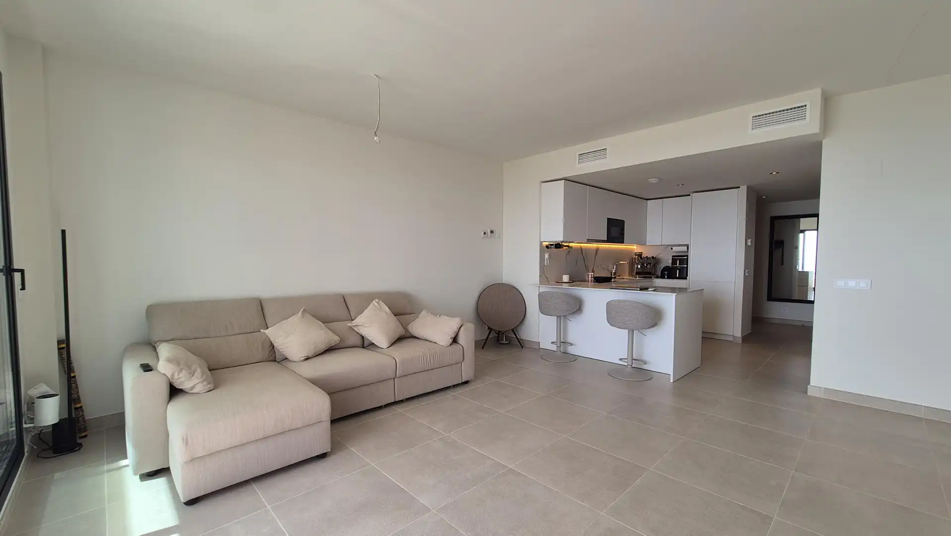 Living room of Attic for rent in Benalmádena  with Air Conditioner, Heating and Private garden