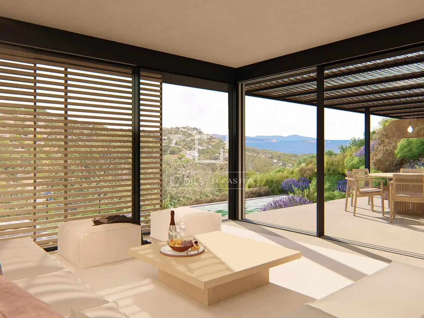 Terraza de Casa o chalet en venta en Begur con Aire acondicionado, Calefacción y Jardín privado