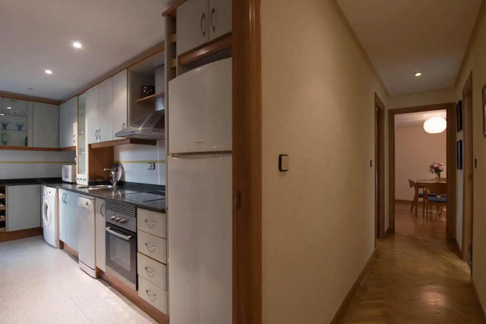 Küche von Wohnung zur Miete in Murcia mit Heizung, Parkett und Terrasse