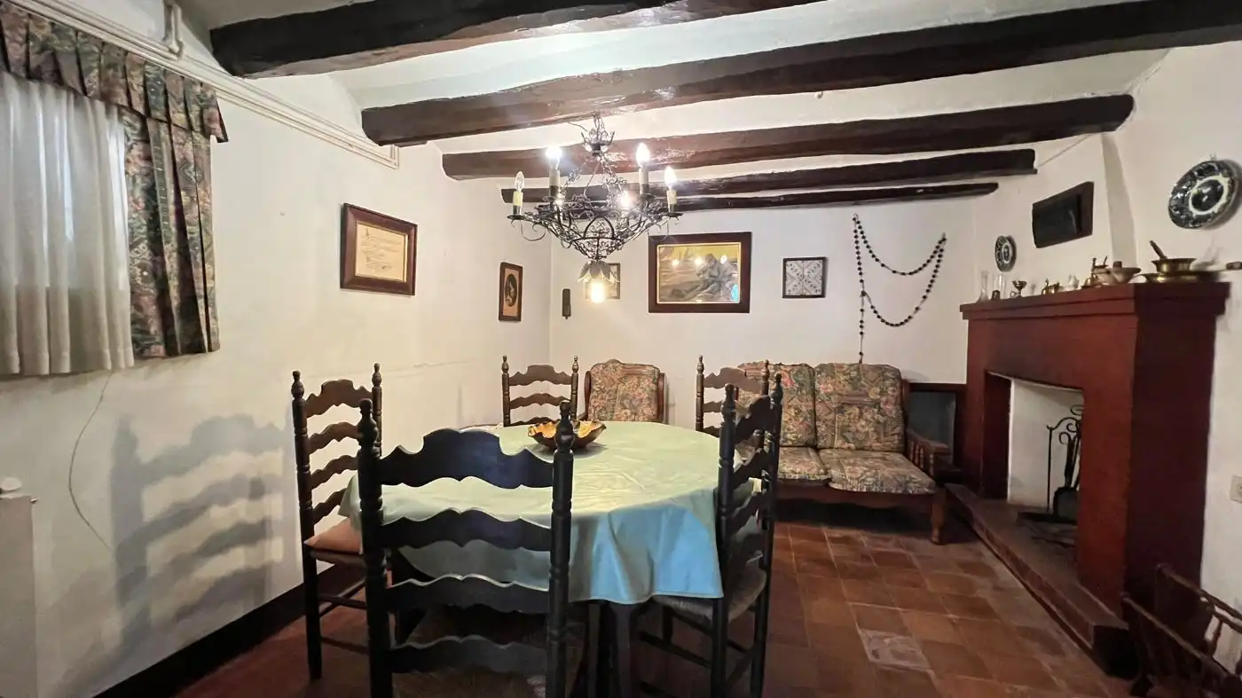 Esszimmer von Haus oder Chalet zum Verkauf in Sant Cugat Sesgarrigues mit Heizung und Balkon