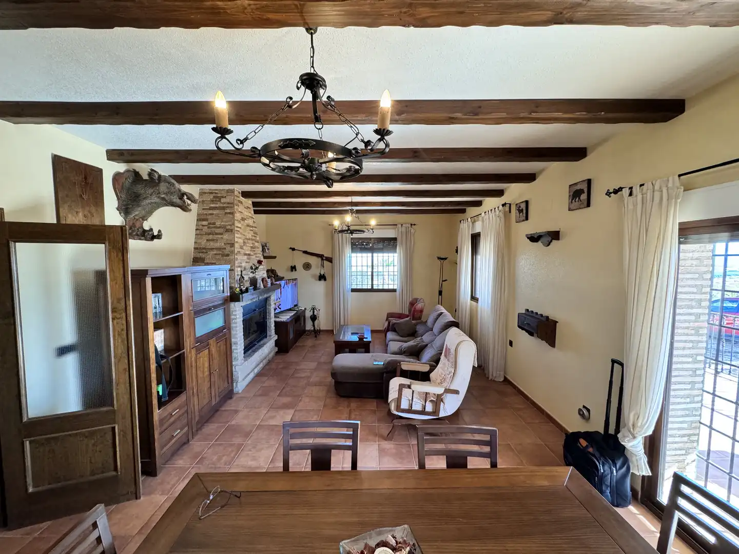 Sala de estar de Casa o chalet en venta en Bullas con Aire acondicionado, Calefacción y Jardín privado