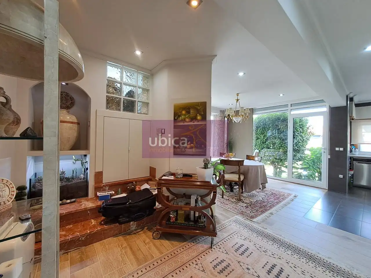 Living room of Houses for sale in Vigo   with Heating, Private garden and Terrace