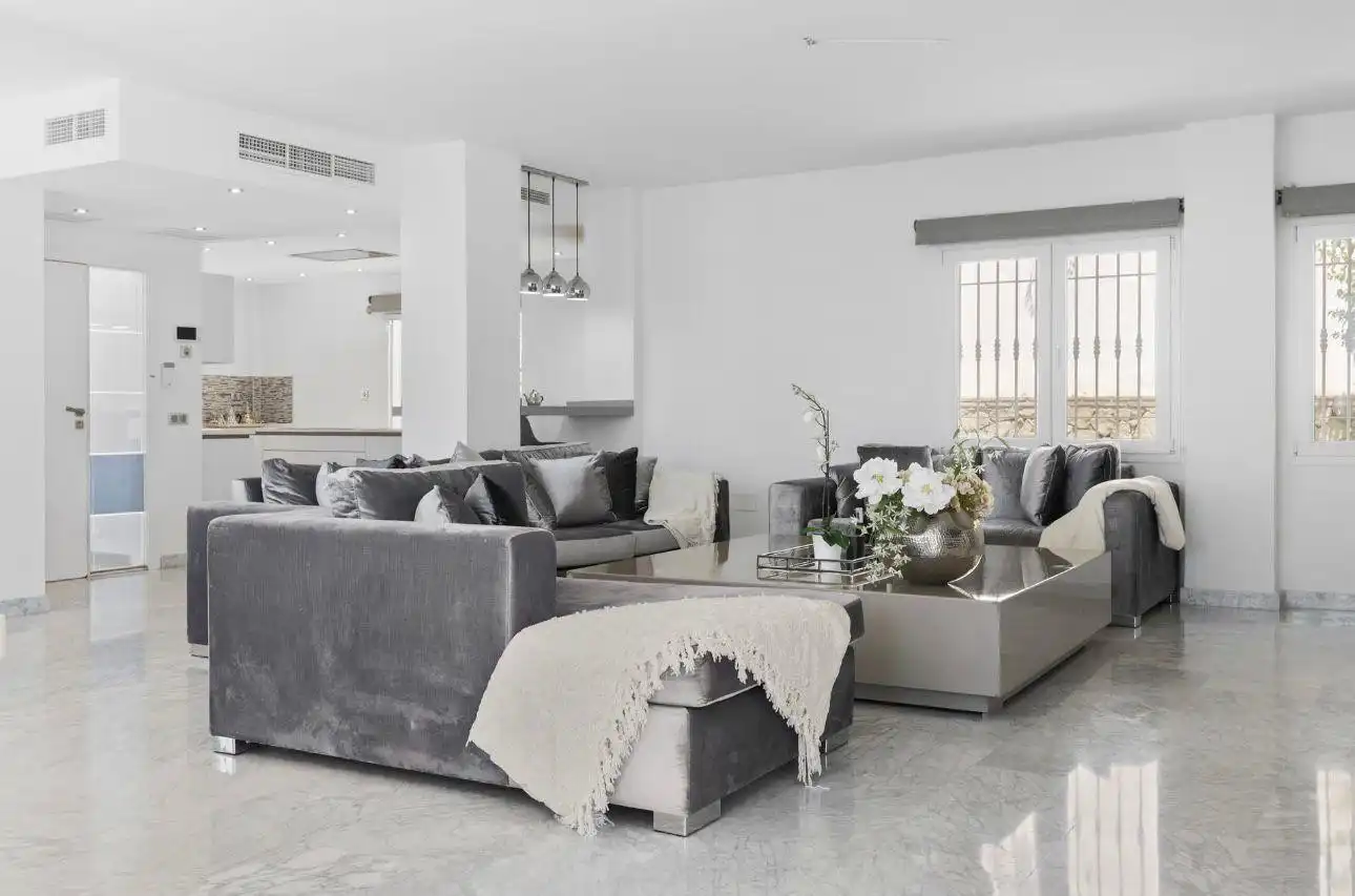 Sala d'estar de Casa o xalet de lloguer en Marbella amb Aire condicionat, Calefacció i Terrassa