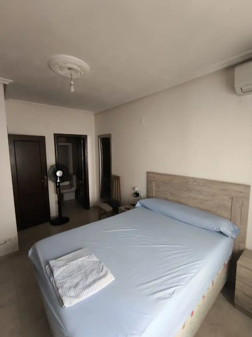 Bedroom of Flat for sale in Mengíbar  with Air Conditioner, Furnished and Balcony