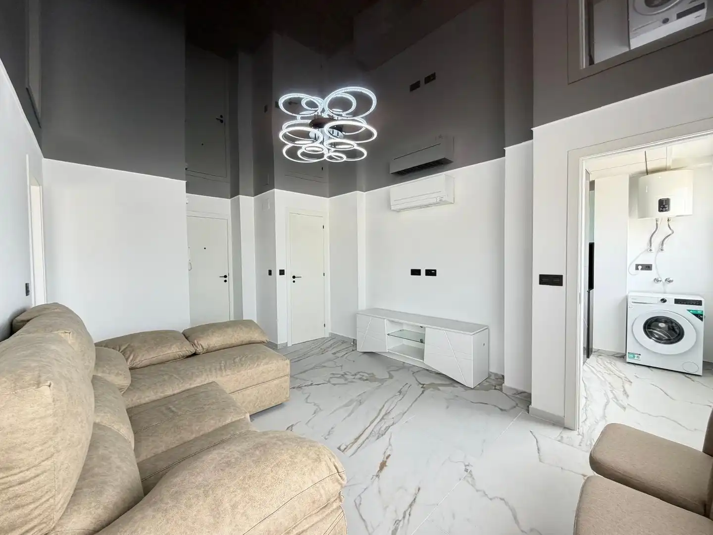 Sala d'estar de Apartament en venda en Orihuela amb Calefacció, Jardí privat i Moblat