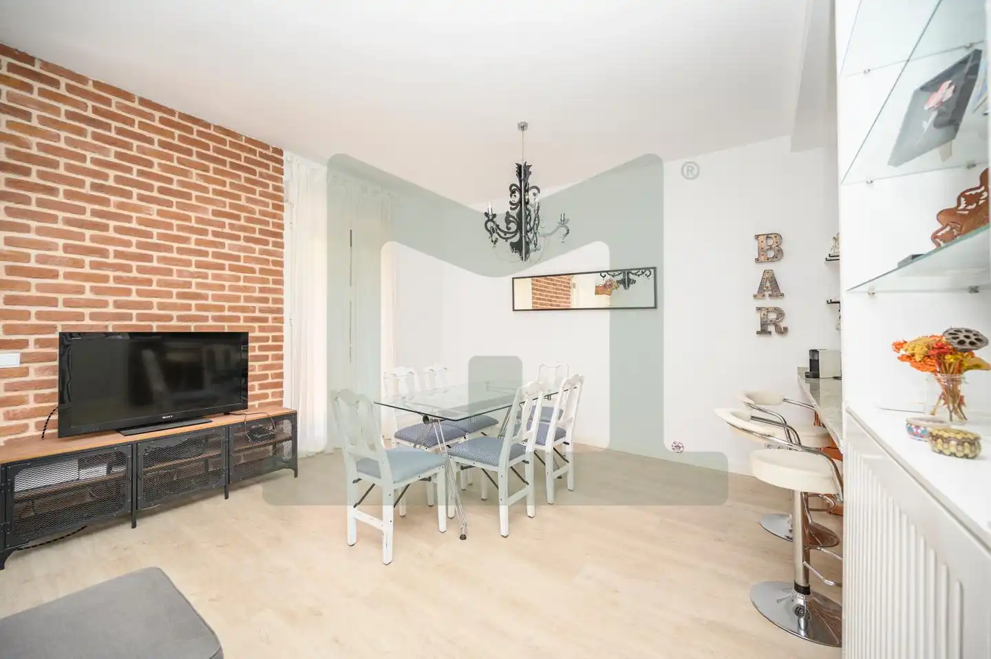 Esszimmer von Wohnung zur Miete in Madrid mit Klimaanlage, Heizung und Terrasse
