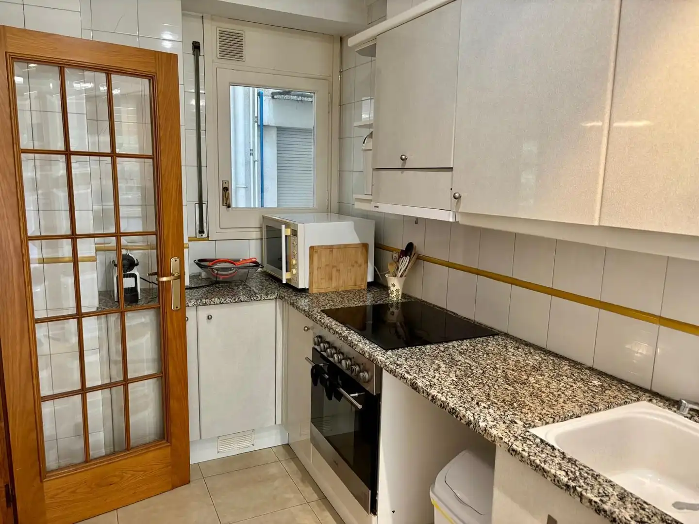 Cocina de Piso de alquiler en Vic con Amueblado y Internet