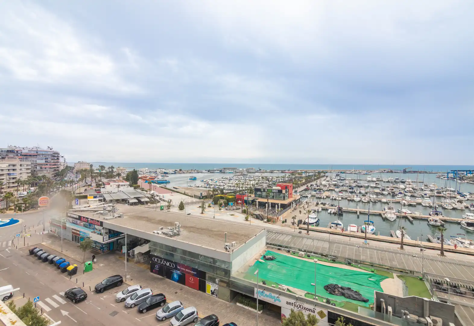 Parking of Flat for sale in Santa Pola  with Air Conditioner, Terrace and Furnished