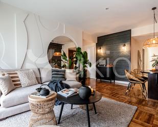 Living room of Apartment to rent in  Madrid Capital  with Air Conditioner