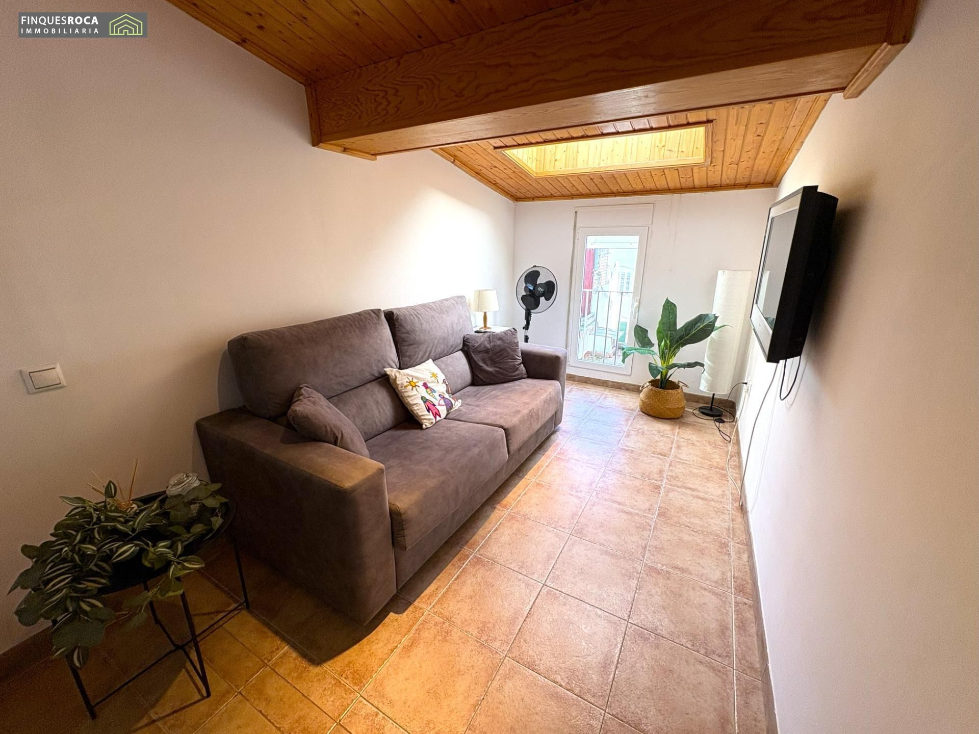 Sala de estar de Piso en venta en Sant Carles de la Ràpita con Aire acondicionado y Terraza