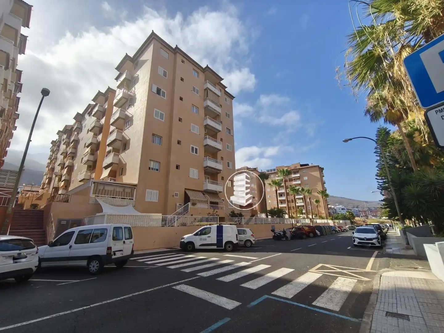 Vista exterior de Piso de alquiler en Candelaria con Jardín privado, Terraza y Piscina