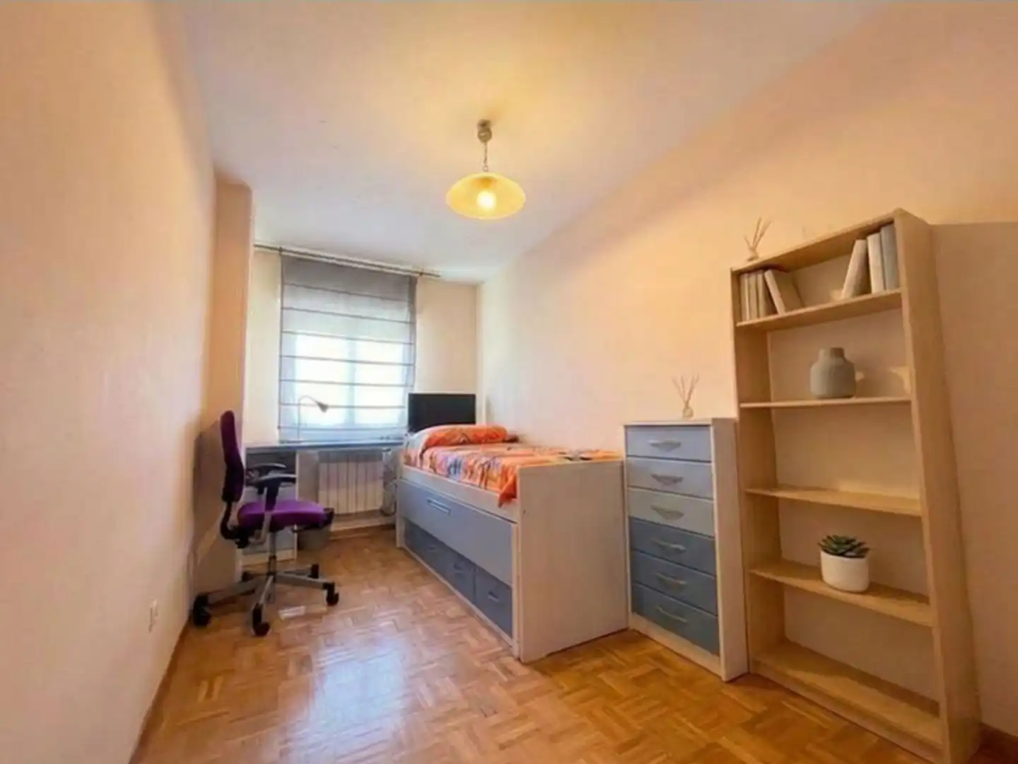Schlafzimmer von Wohnung zum Verkauf in Madrid mit Klimaanlage, Heizung und Parkett