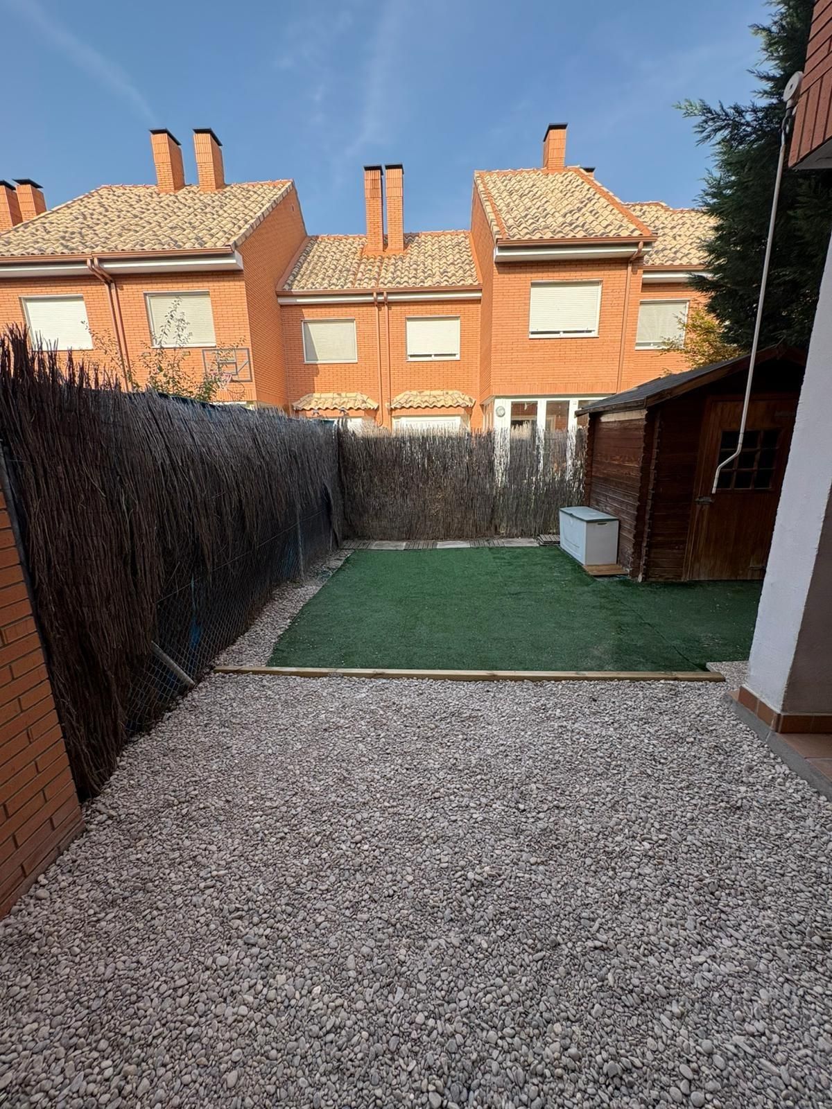 Jardí de Casa adosada de lloguer en La Pedraja de Portillo  amb Calefacció, Jardí privat i Piscina comunitària