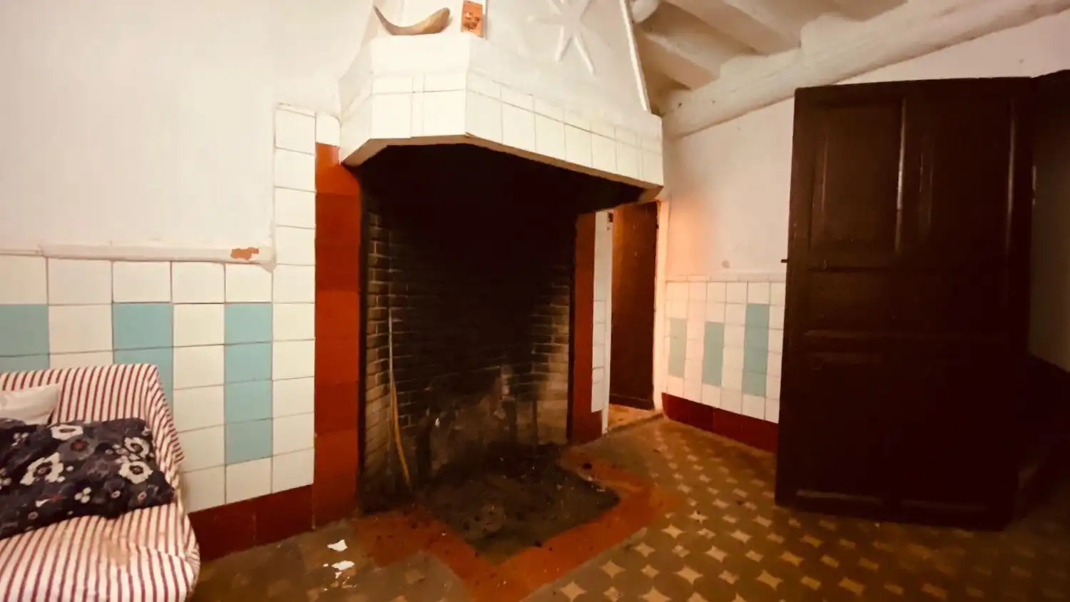 Cocina de Finca rústica en venta en Palanques con Jardín privado, Terraza y Trastero