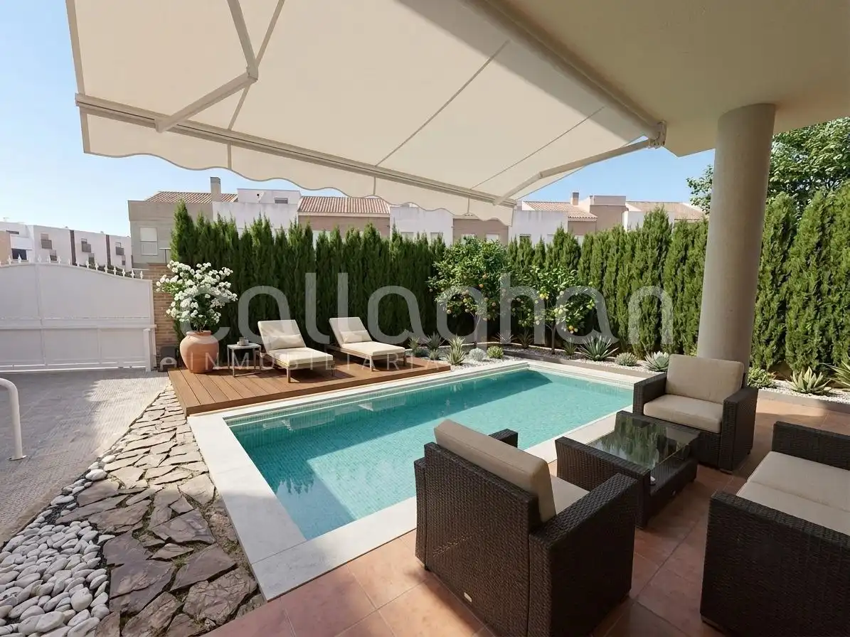 Piscina de Casa o xalet en venda en Sagunto ciudad