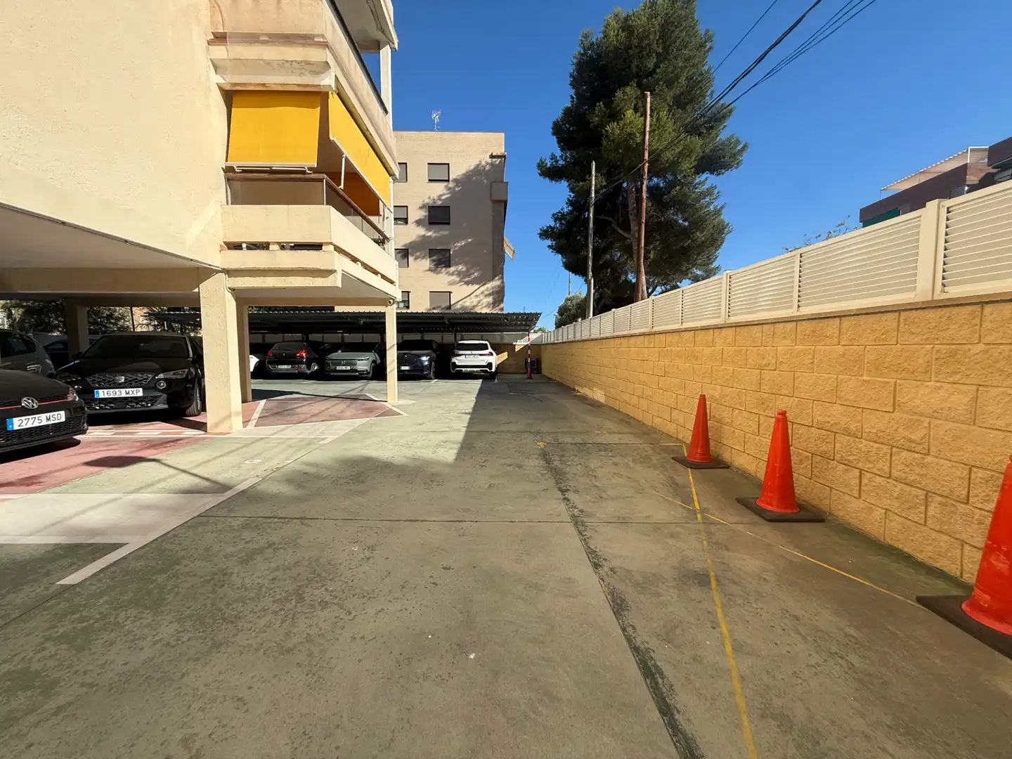 Parking of Flat for sale in Torredembarra  with Air Conditioner, Heating and Parquet flooring