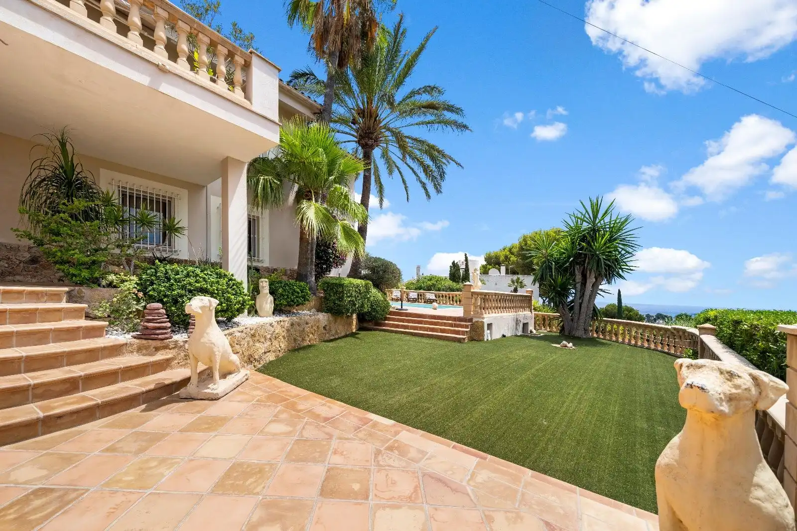 Garden of Houses for sale in Calvià  with Air Conditioner, Heating and Private garden
