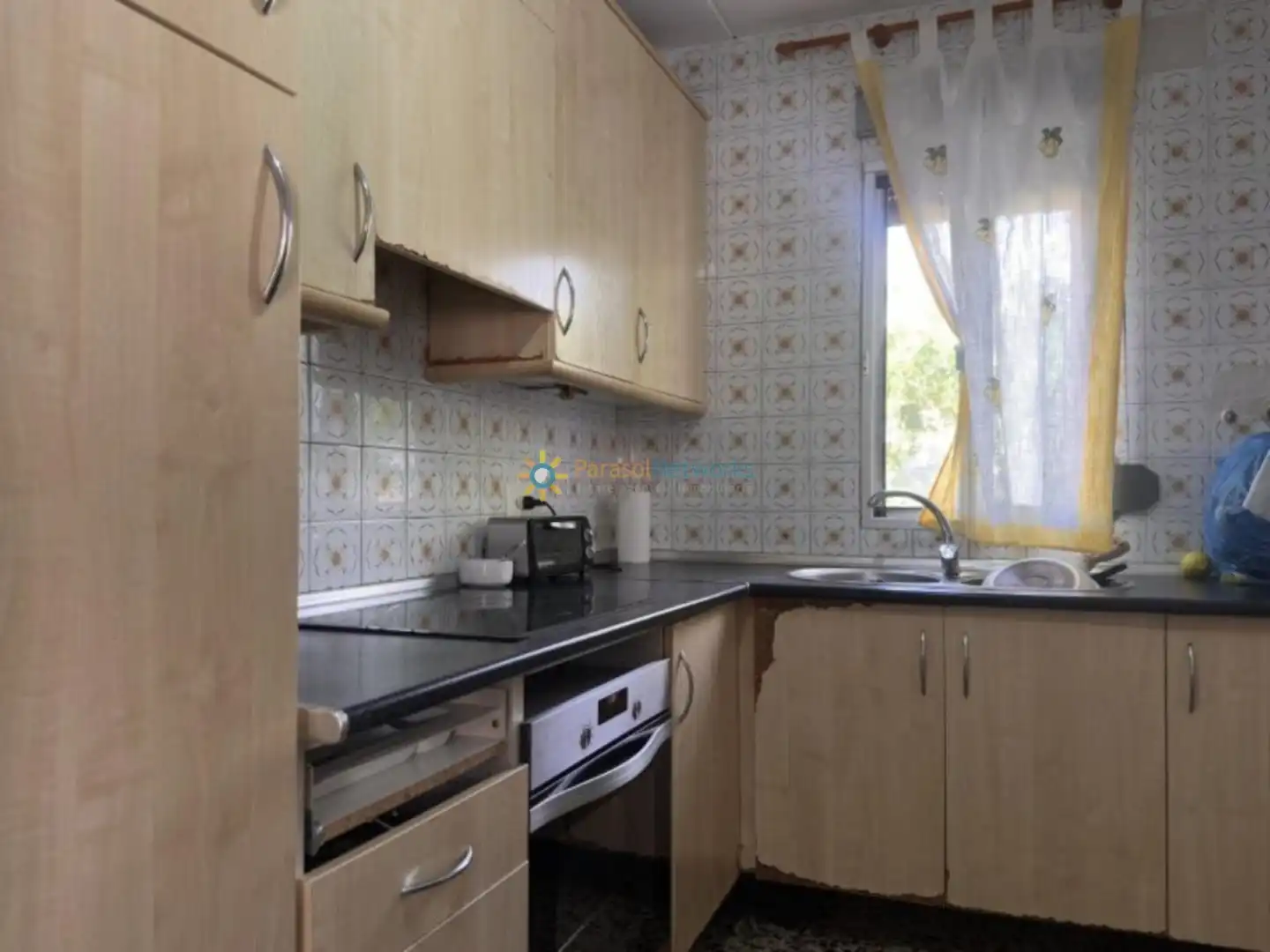 Cocina de Casa o chalet en venta en Albaida con Aire acondicionado, Jardín privado y Terraza