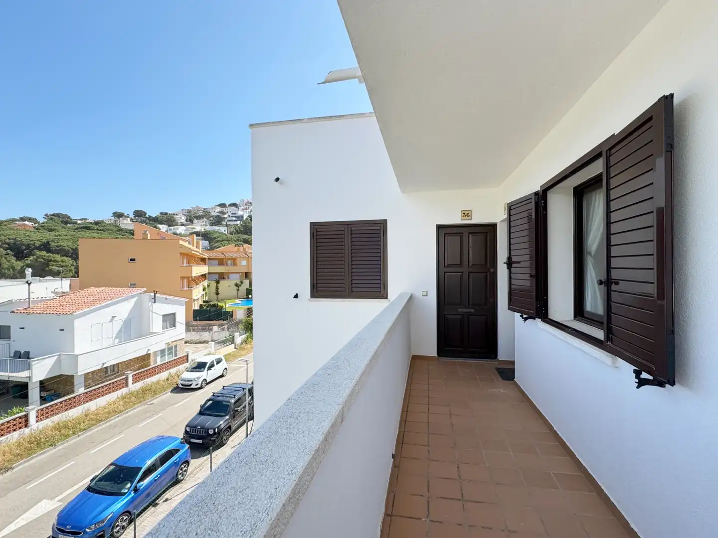 Terrasse von Wohnungen zum Verkauf in L'Escala mit Klimaanlage, Parkett und Terrasse
