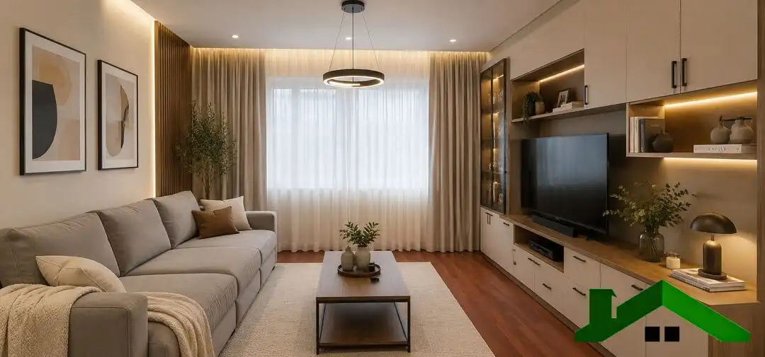 Living room of Flat for sale in Castro-Urdiales  with Heating, Private garden and Swimming Pool