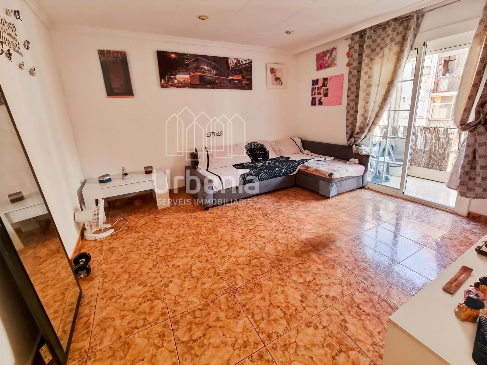 Sala d'estar de Pis en venda en Mataró amb Calefacció i Terrassa