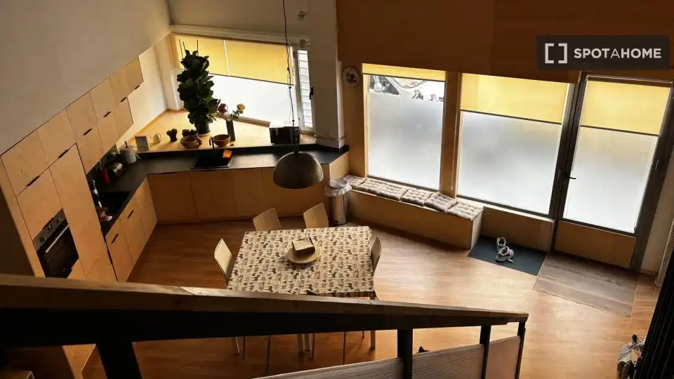 Kitchen of Flat for rent in Valencia  with Air Conditioner, Heating and Furnished