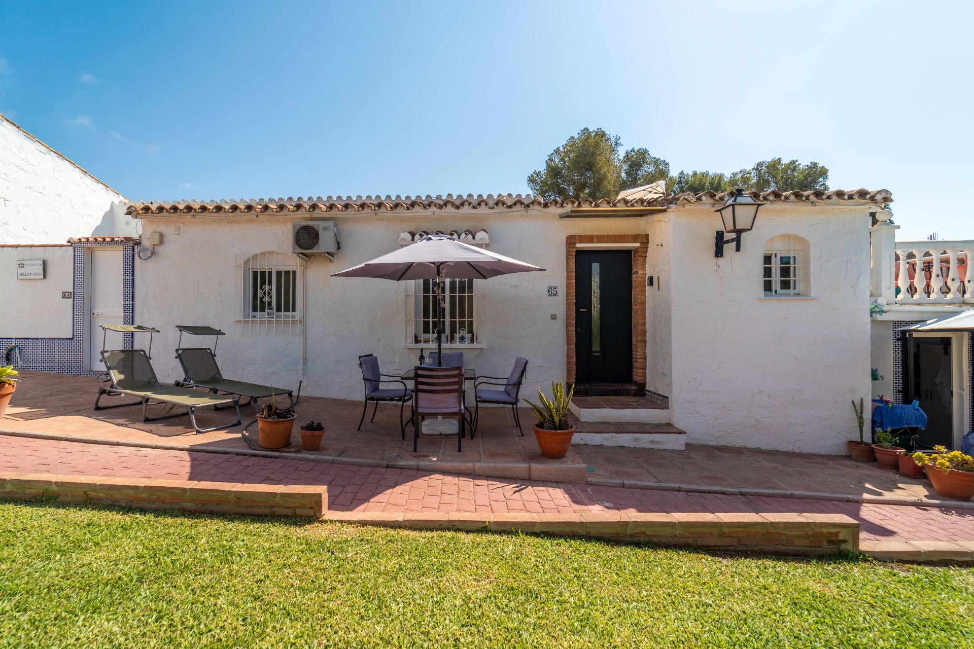 Garden of Single-family semi-detached for sale in Mijas  with Furnished and Community pool