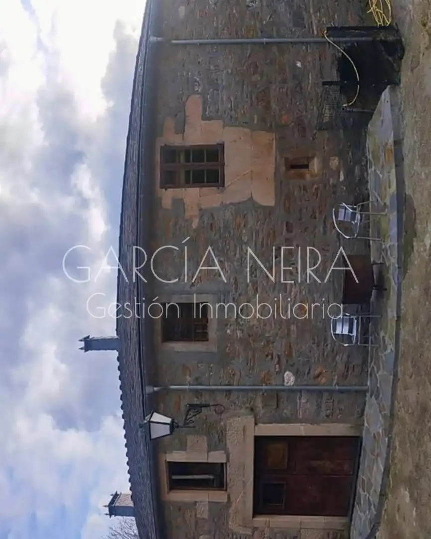 Vista exterior de Finca rústica en venta en Baralla con Jardín privado, Parquet y Amueblado