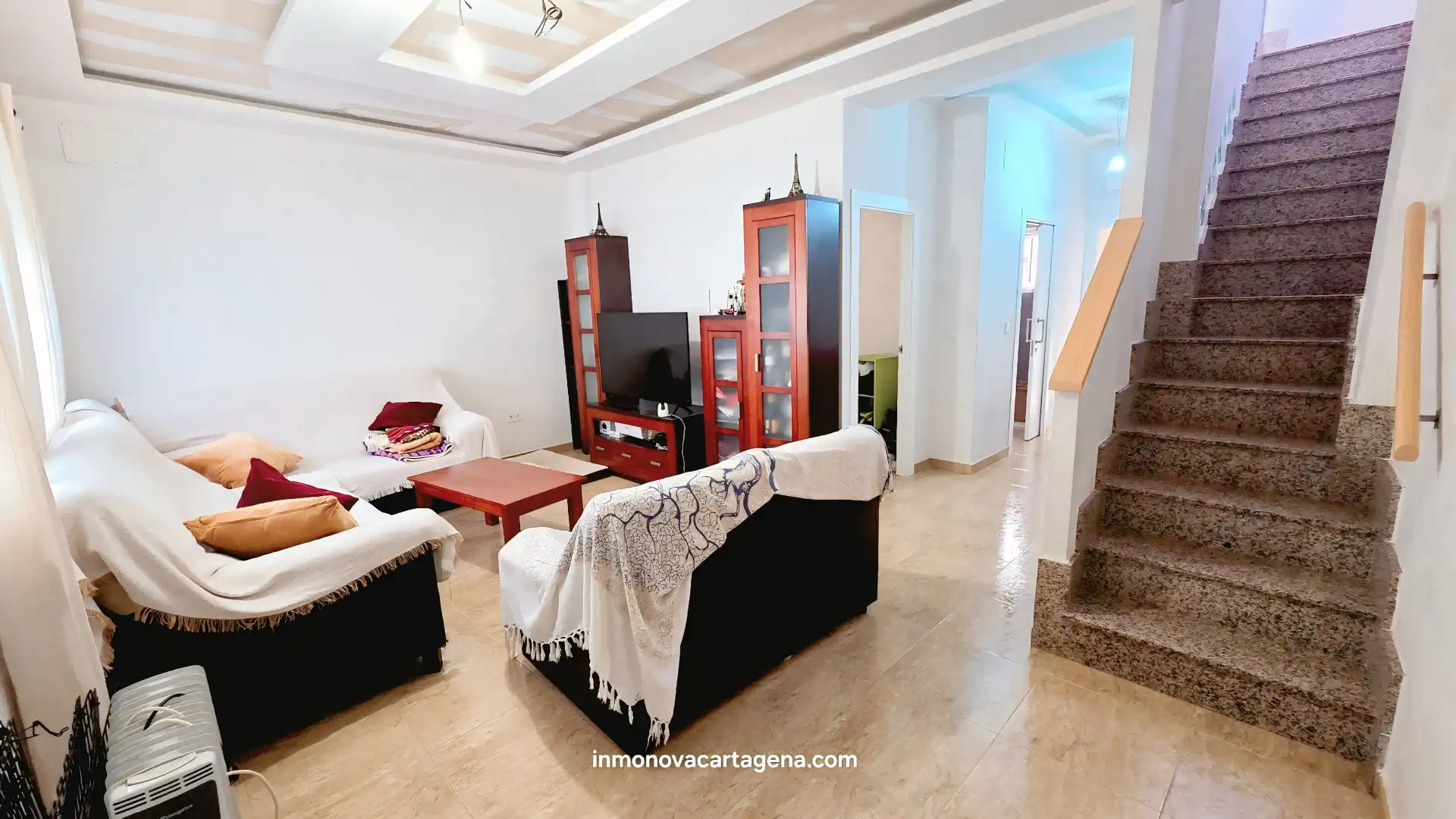 Sala de estar de Casa adosada en venta en Cartagena con Terraza y Trastero